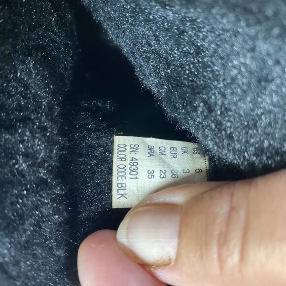 Skechers Womens Black Quilted Winter Booties Size 6 - Picture 7 of 7